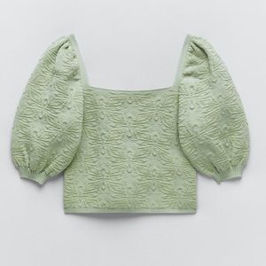 Zara Puff Sleeve Top